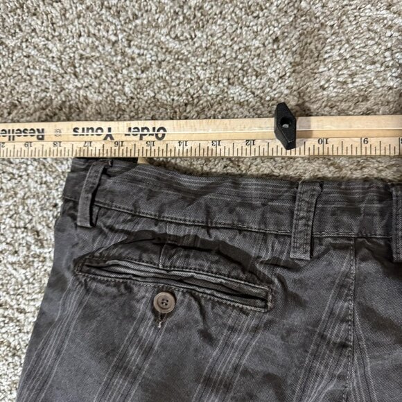Masons Pants Mens Large Gray Stripe 100% Cotton Made In Italy Casual Chino - Picture 8 of 10